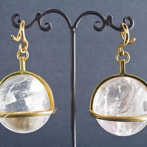 Diablo Brass Crystal Globes