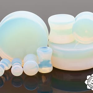 Double Flared Opalite Plugs