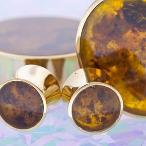 Gold plated Amber plugs