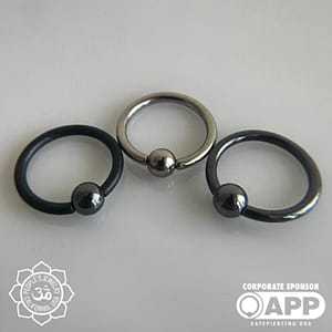 captive bead rings