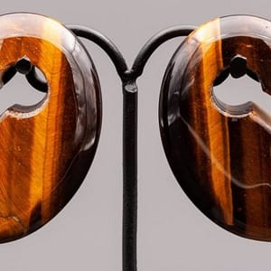 Yellow Tiger's Eye Stone Wing Weights