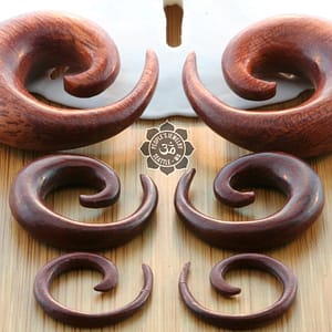 Bloodwood Spirals by People's Jewelry
