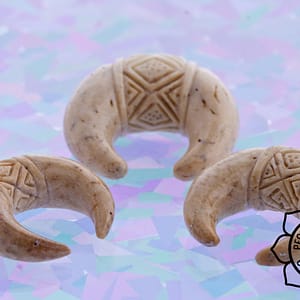 Walrus Ivory Carved Septum Pincer