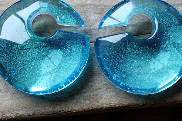 Dichroic Eclipse Ear weights