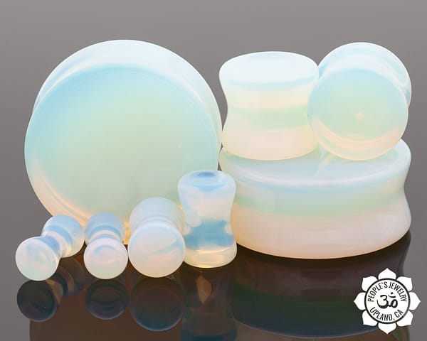 Double Flared Opalite Plugs