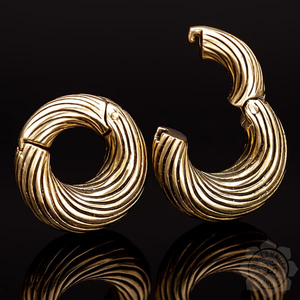 Peoples jewelry brass spiral clickers
